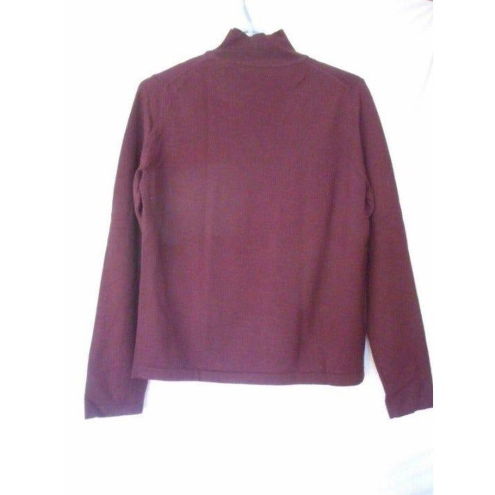 100% merino wool mock turtleneck Sweater - Picture 4 of 4